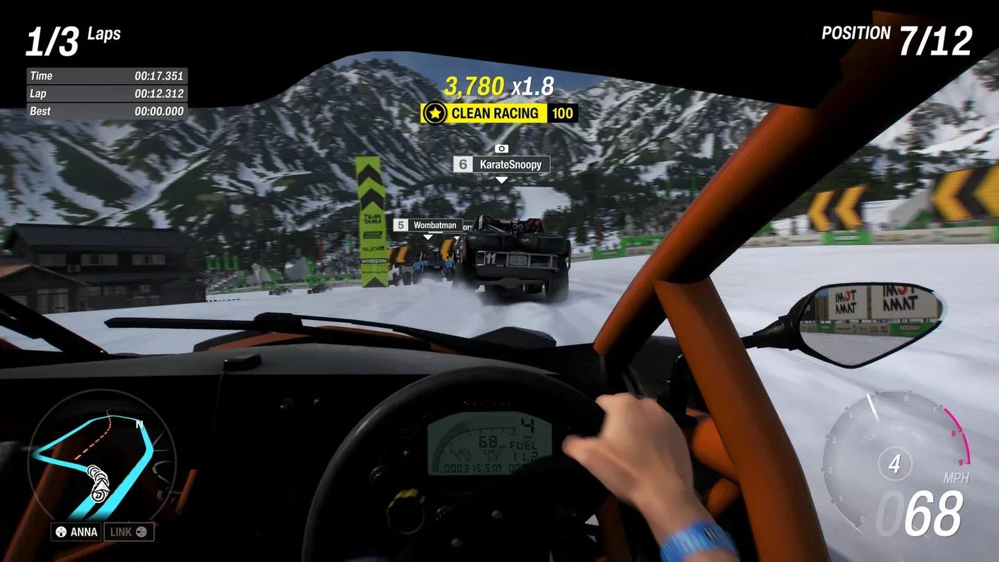 Cosmetic damage in cockpit view
