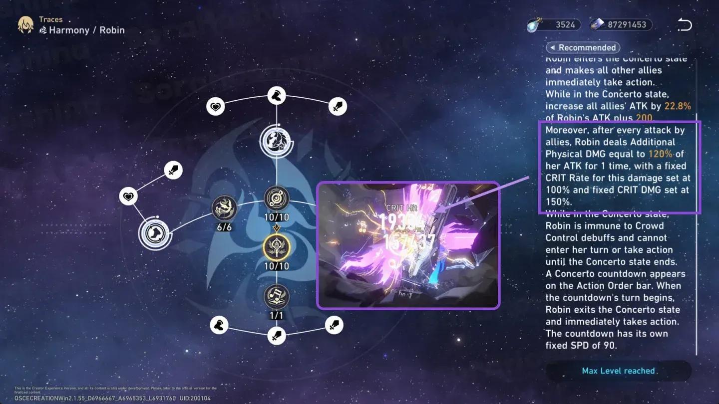 Robin's team buff abilities