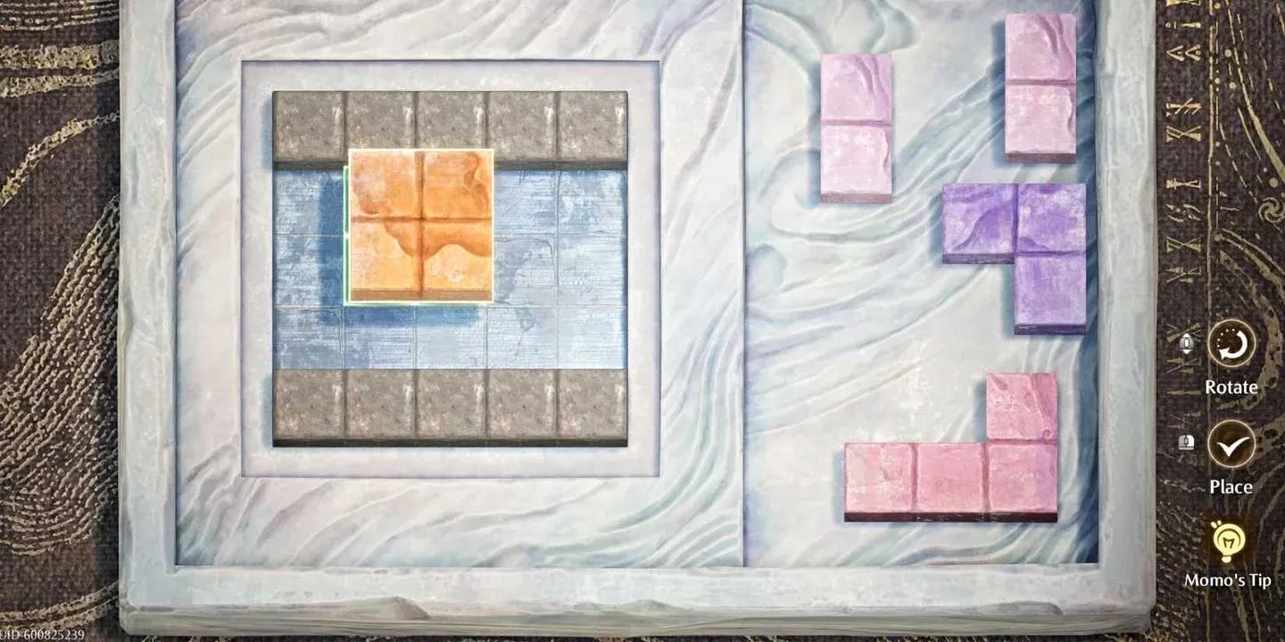 Funny Blocks puzzle layout