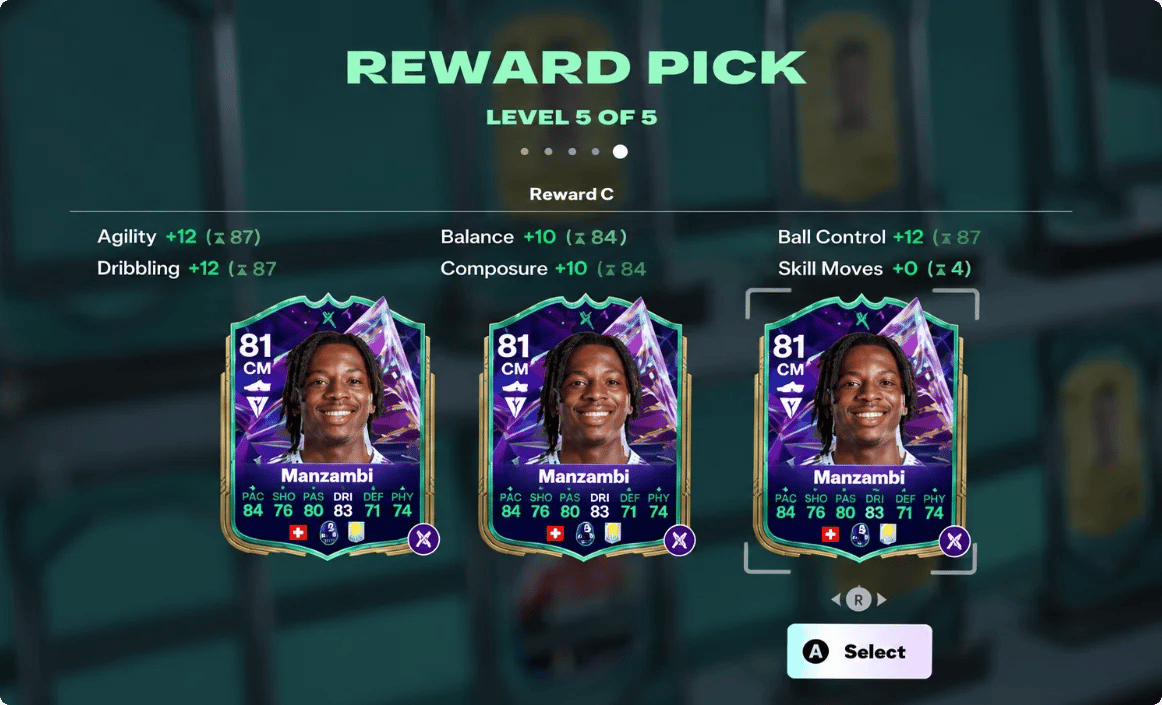 FC 27 Future Stars Academy Evolution player eligibility filter screen