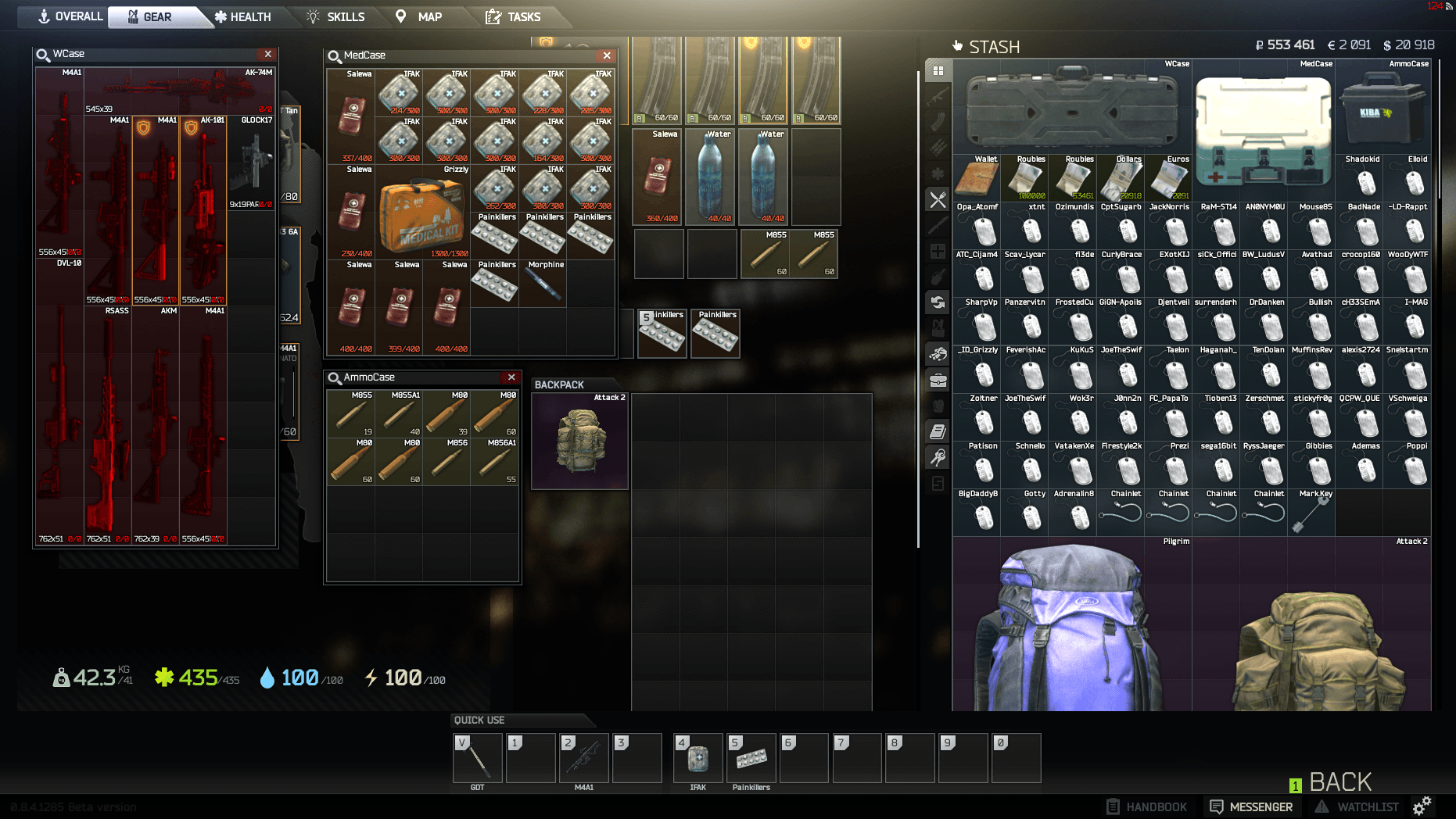 Proper inventory organization for Tarkov beginners