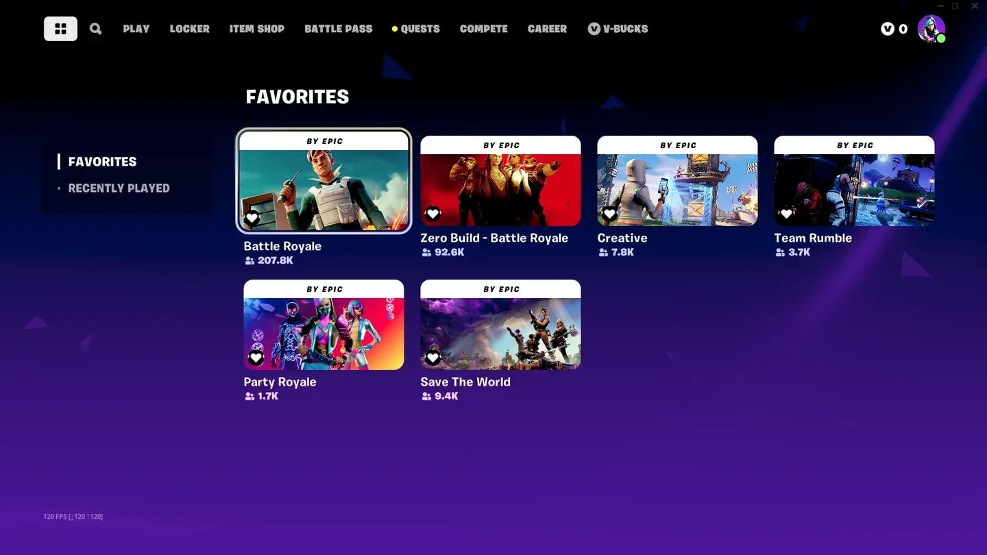 Discover menu event playlist
