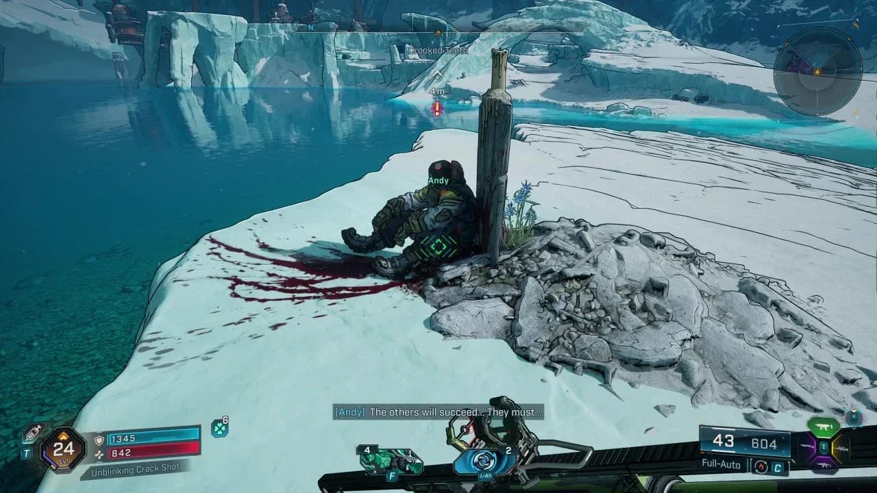 Quest start in Crooked Teeth