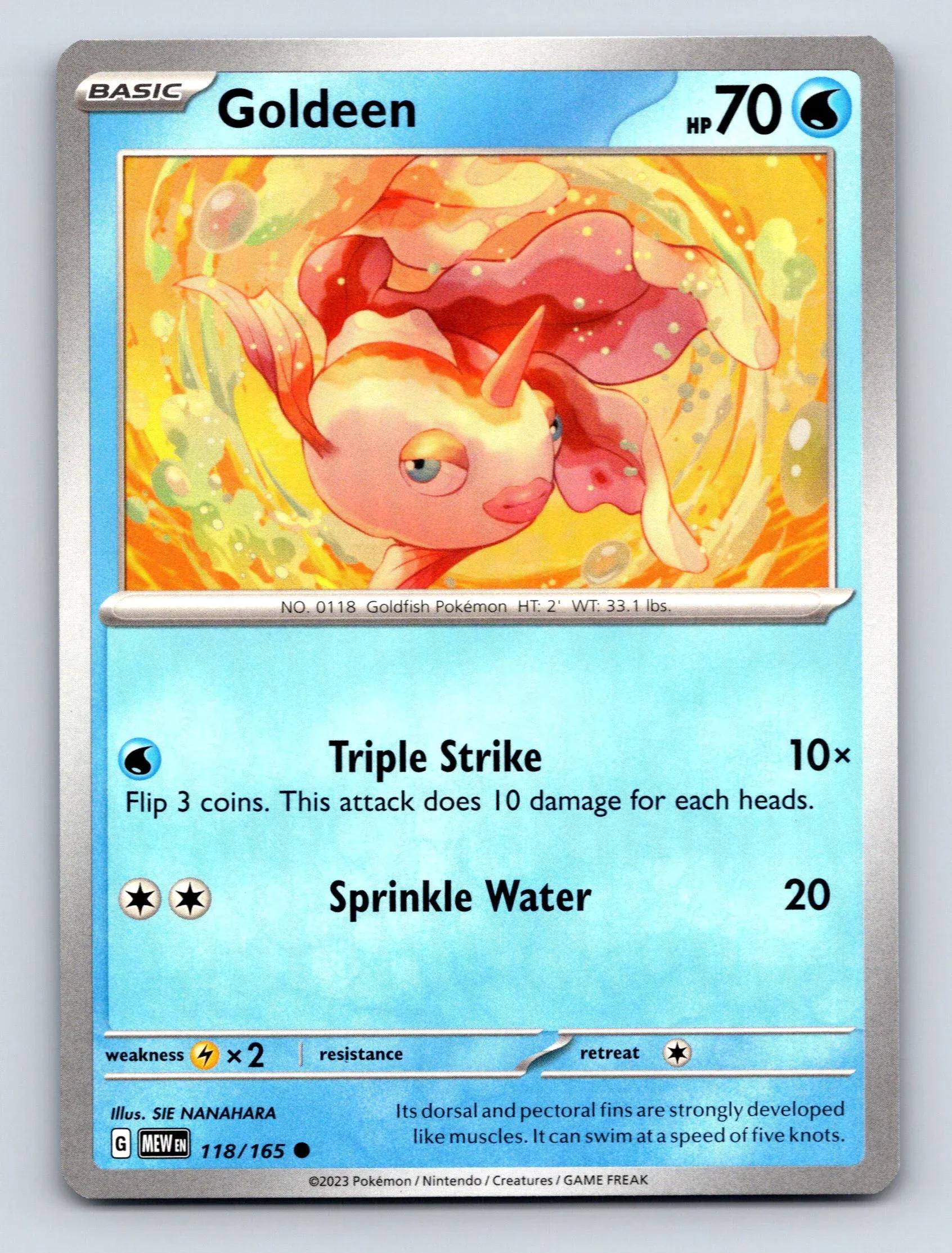 Basic Goldeen HP 70 Triple Strike ...