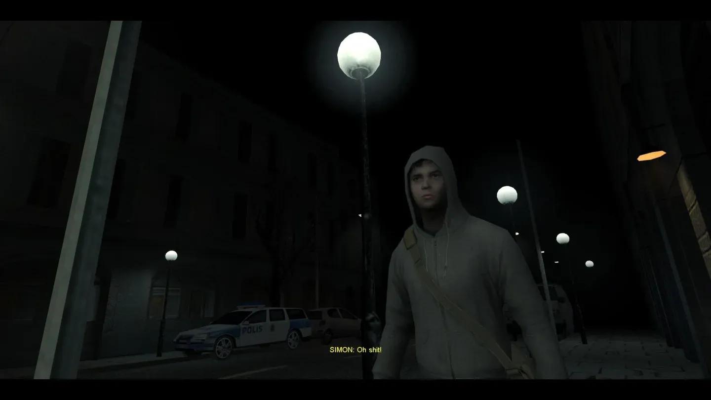 A first person horror scene in Cry of Fear