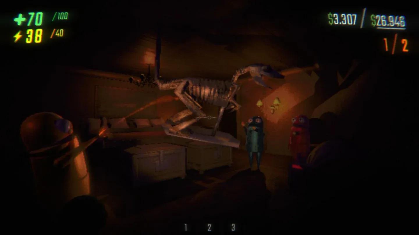 Robots collecting cargo in R.E.P.O.