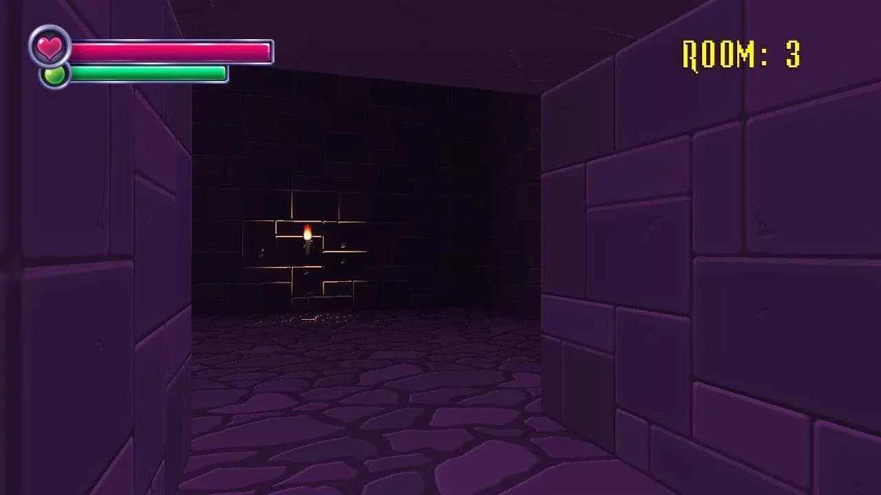 A corridor in Spookys Jump Scare Mansion