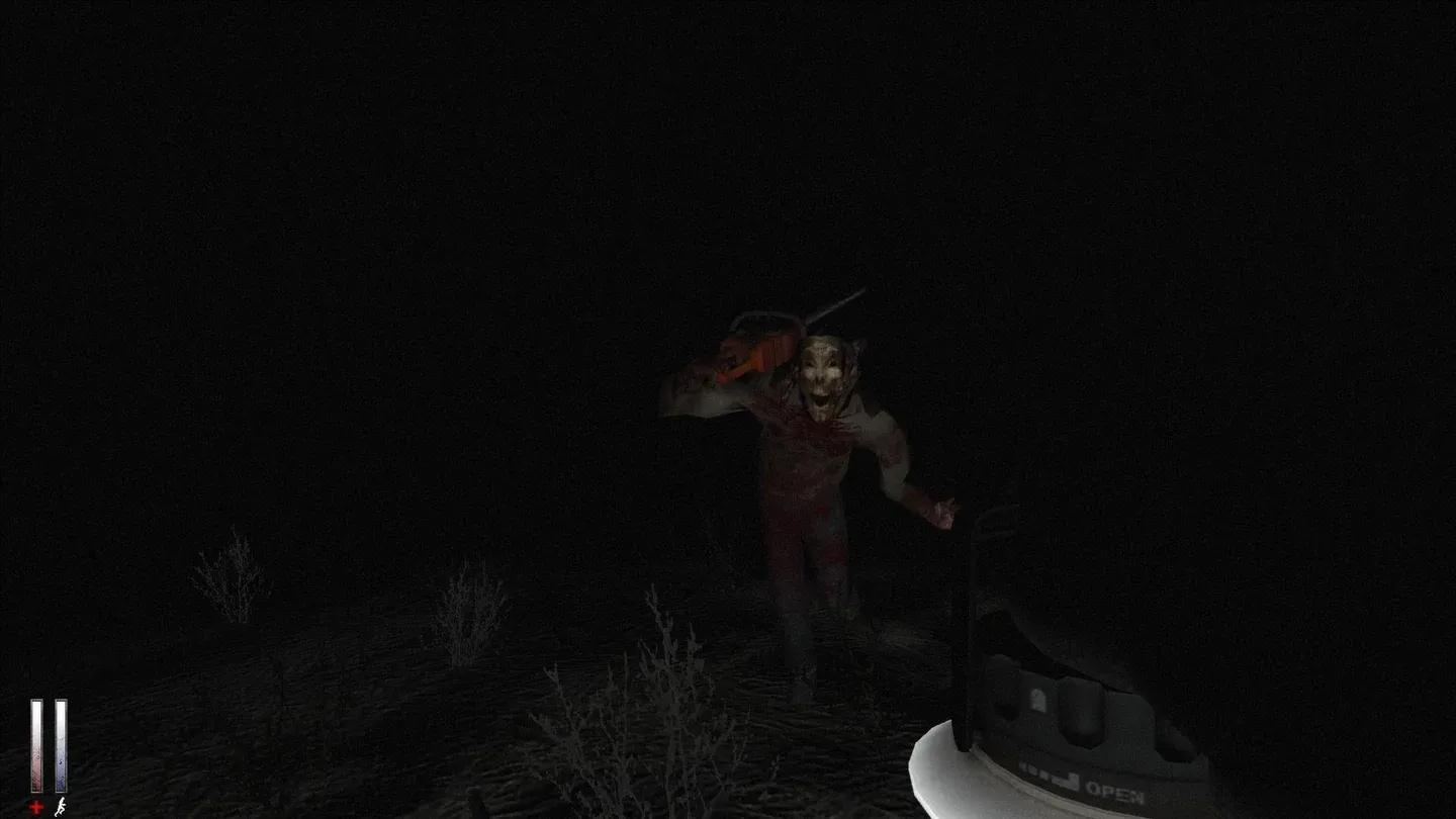 A first person horror scene in Cry of Fear