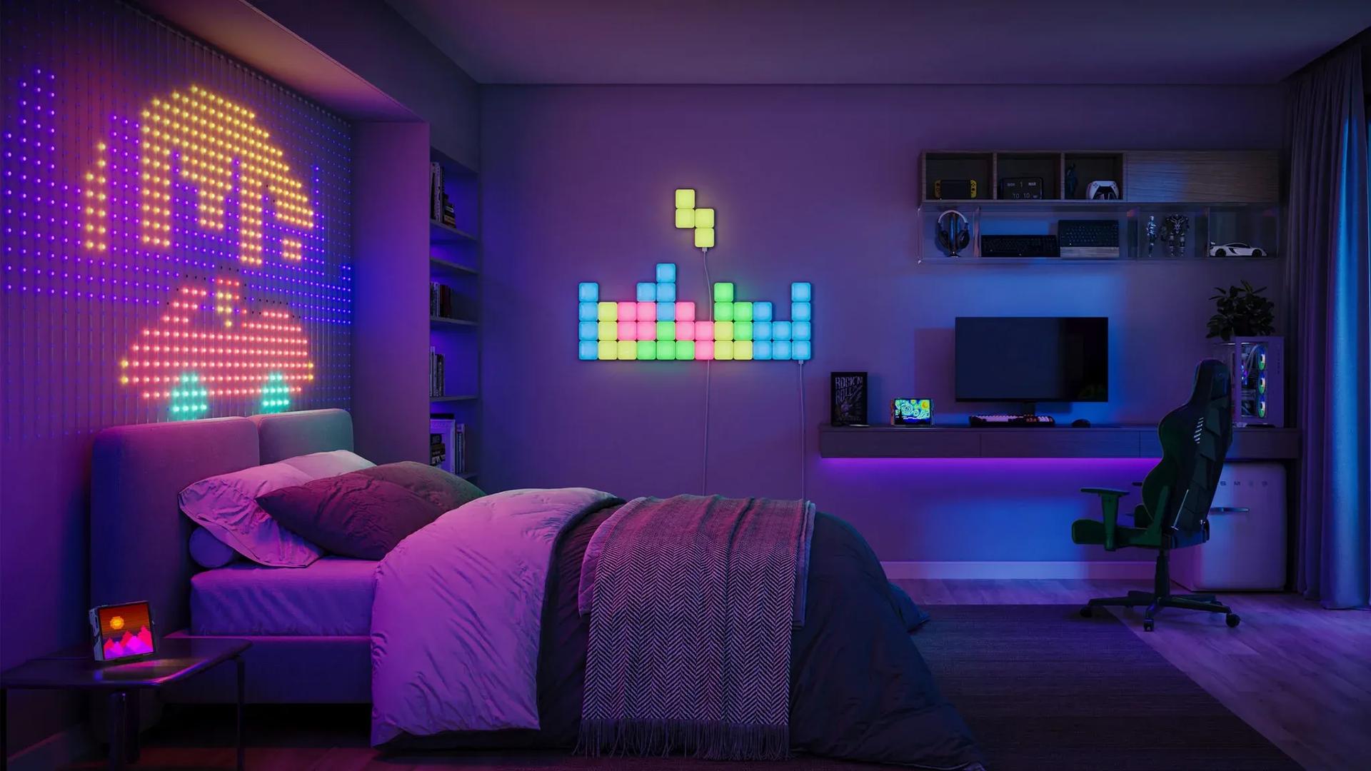 Gaming Pixel Light and Table Lamp 2 ...