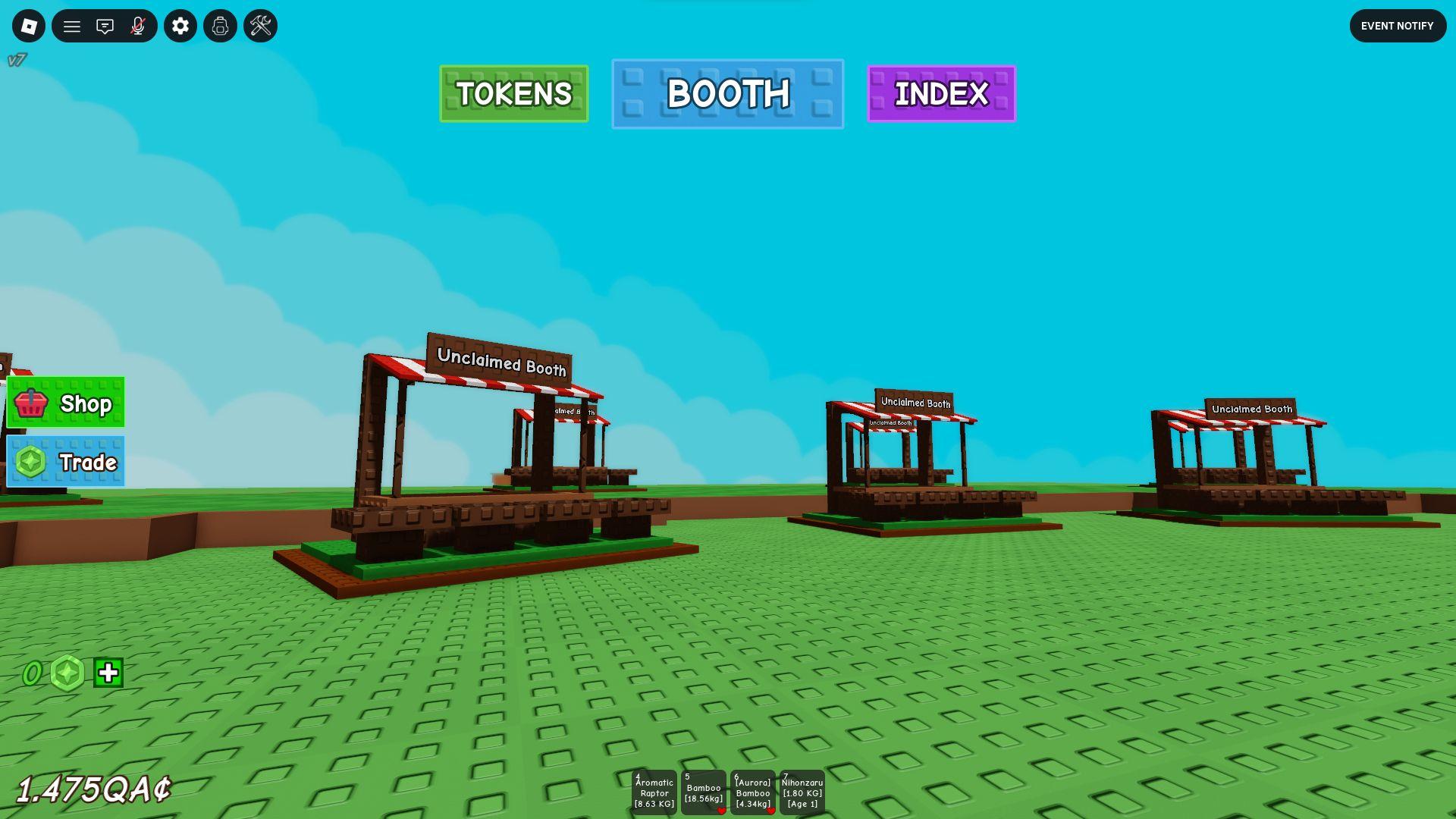 Booth customization options