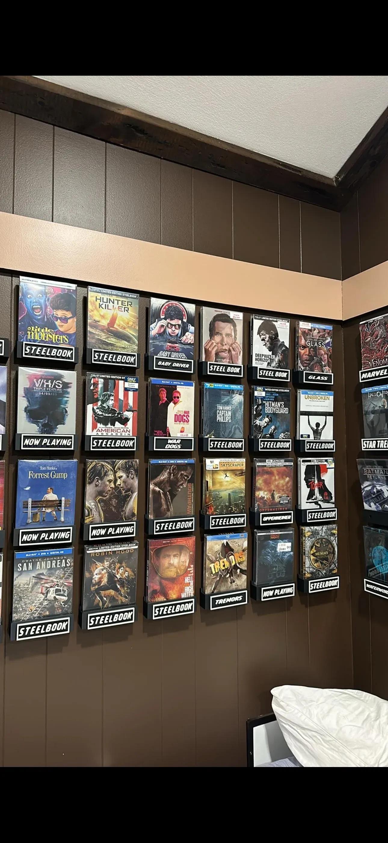 Blu-ray Steelbook Wall Mount Stand ...