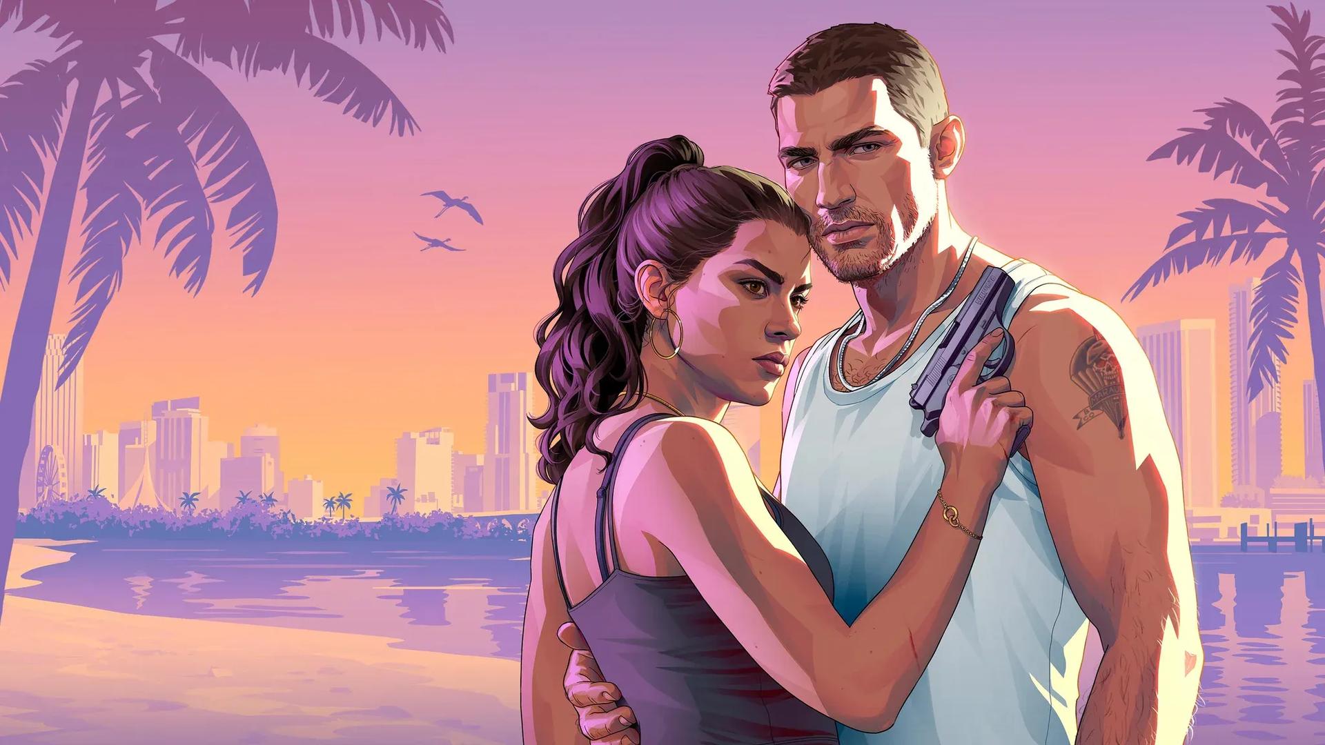 Official Grand Theft Auto VI Jason and Lucia Artwork : r/gaming