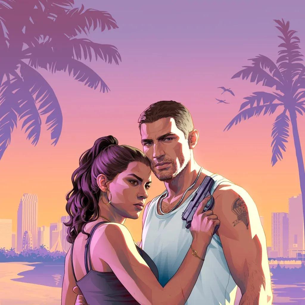 New GTA 6 Cover Art, Wallpapers, Logo ...