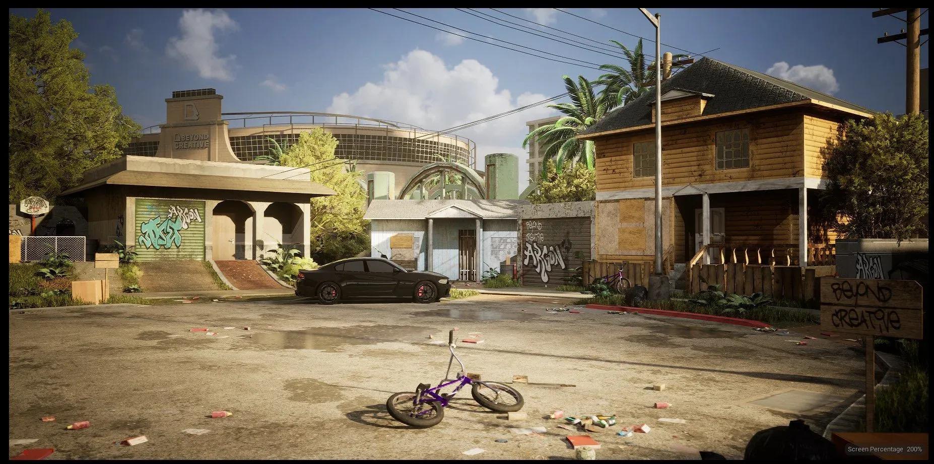 GTA San Andreas' Grove Street remade in Fortnite - RockstarINTEL