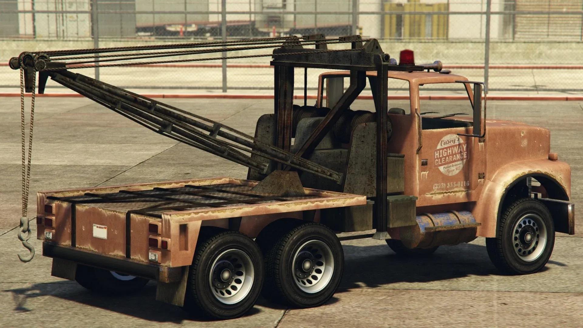 banged-up truck in GTA RP ...