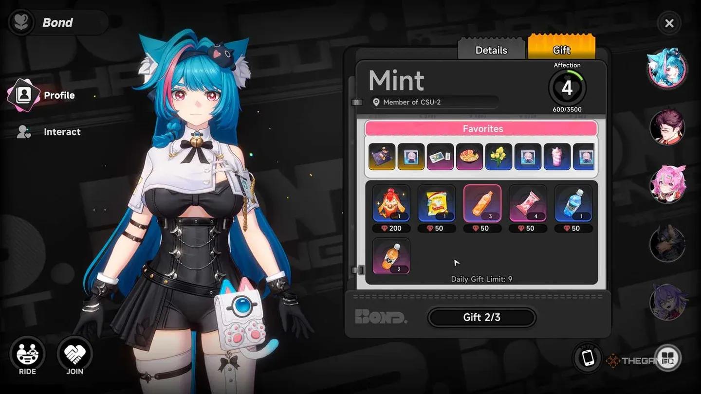 Triggering a character Bond quest