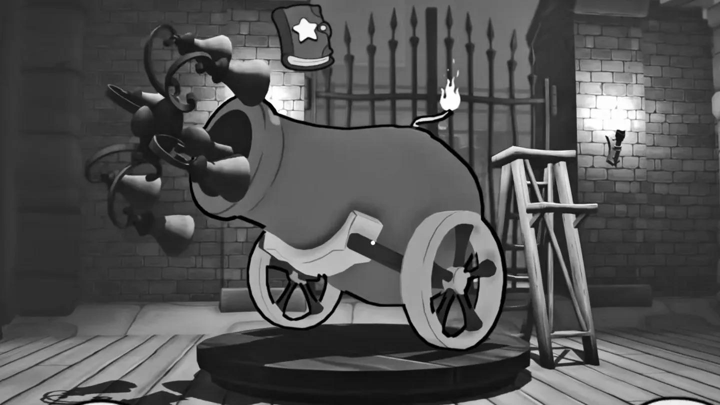 Crane switch moves the platform