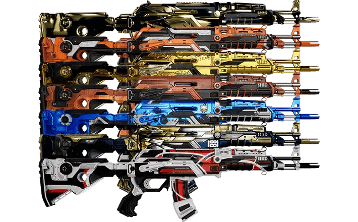 gun skins in the forge arena.webp