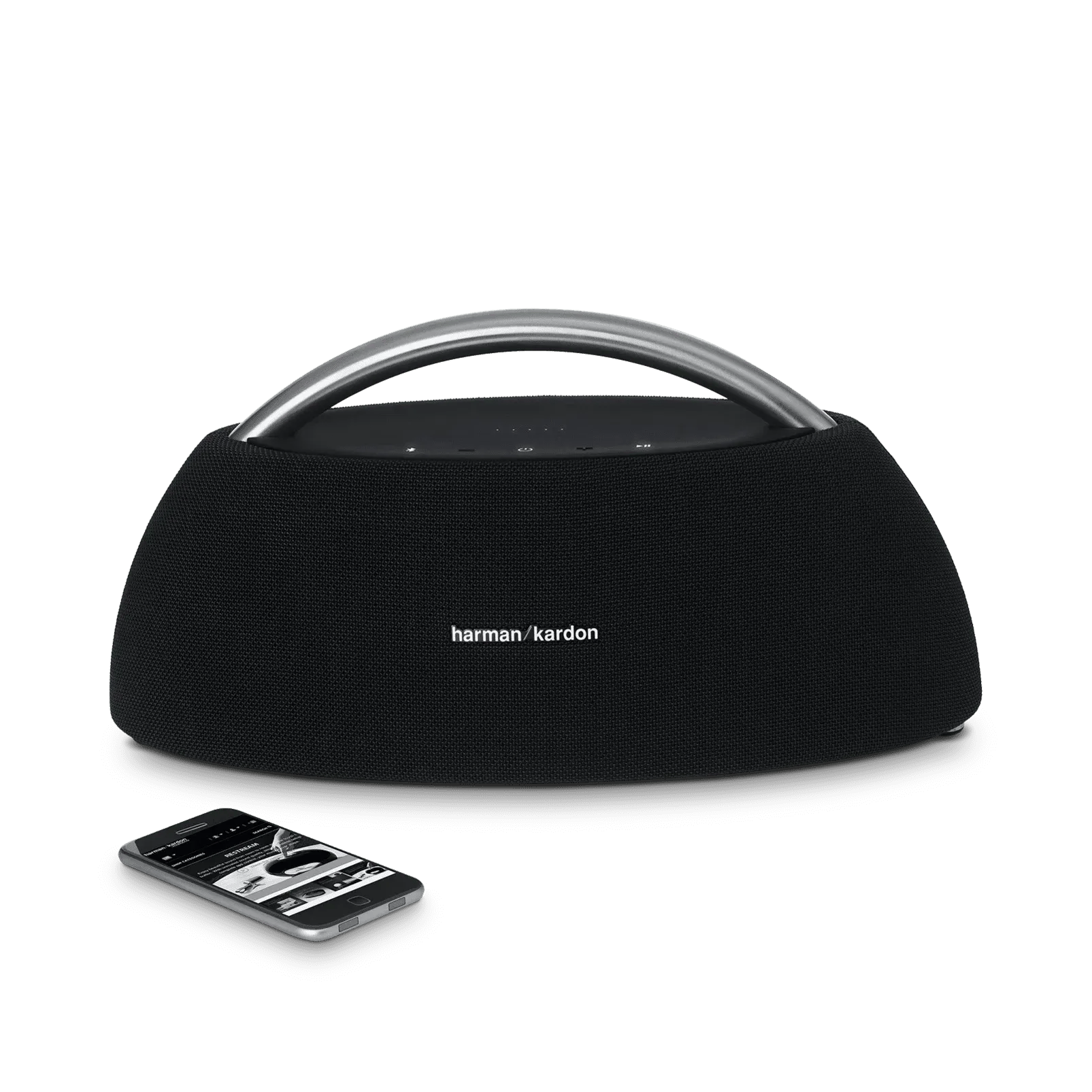 Harman Kardon Go + Play Portable Bluetooth Speaker with Rechargeable  Battery and Dual Microphone, Black