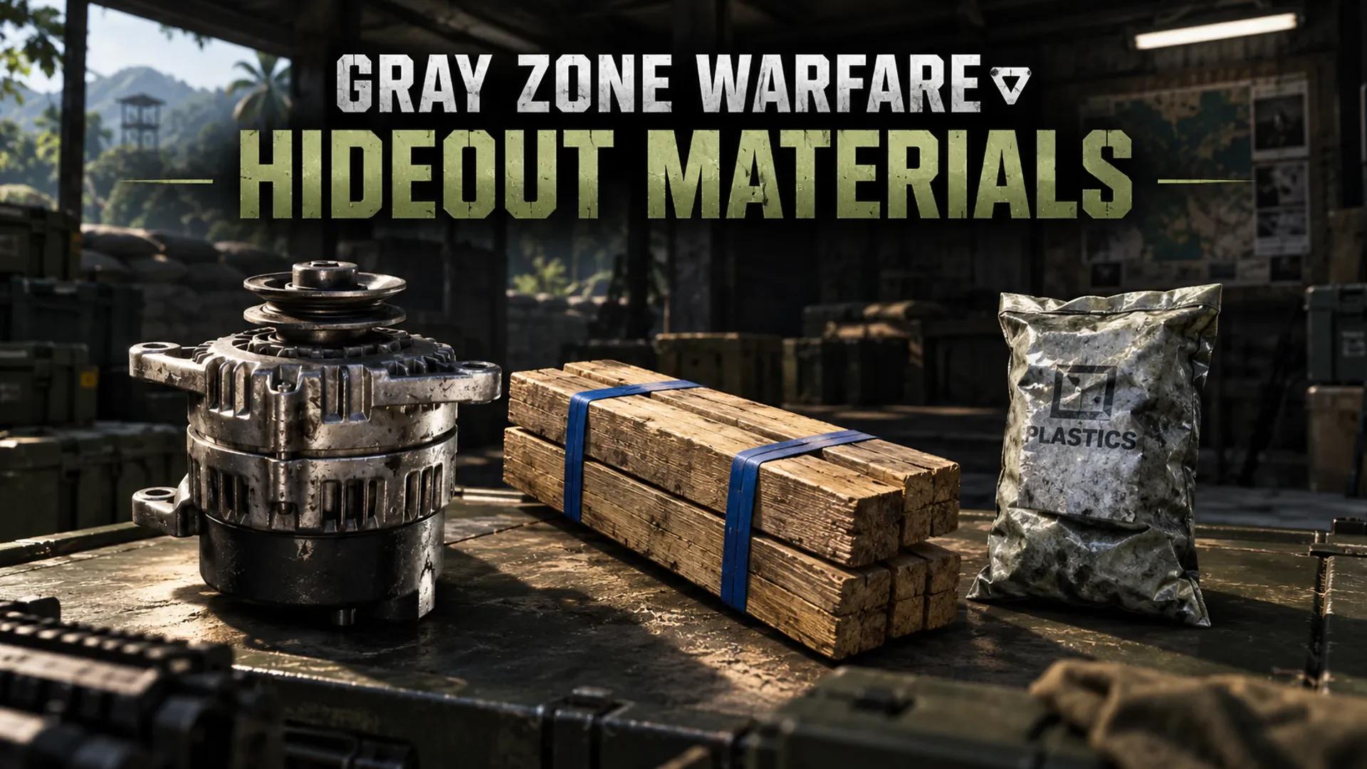Gray Zone Warfare Hideout Guide: Rooms, Stations and Build Order
