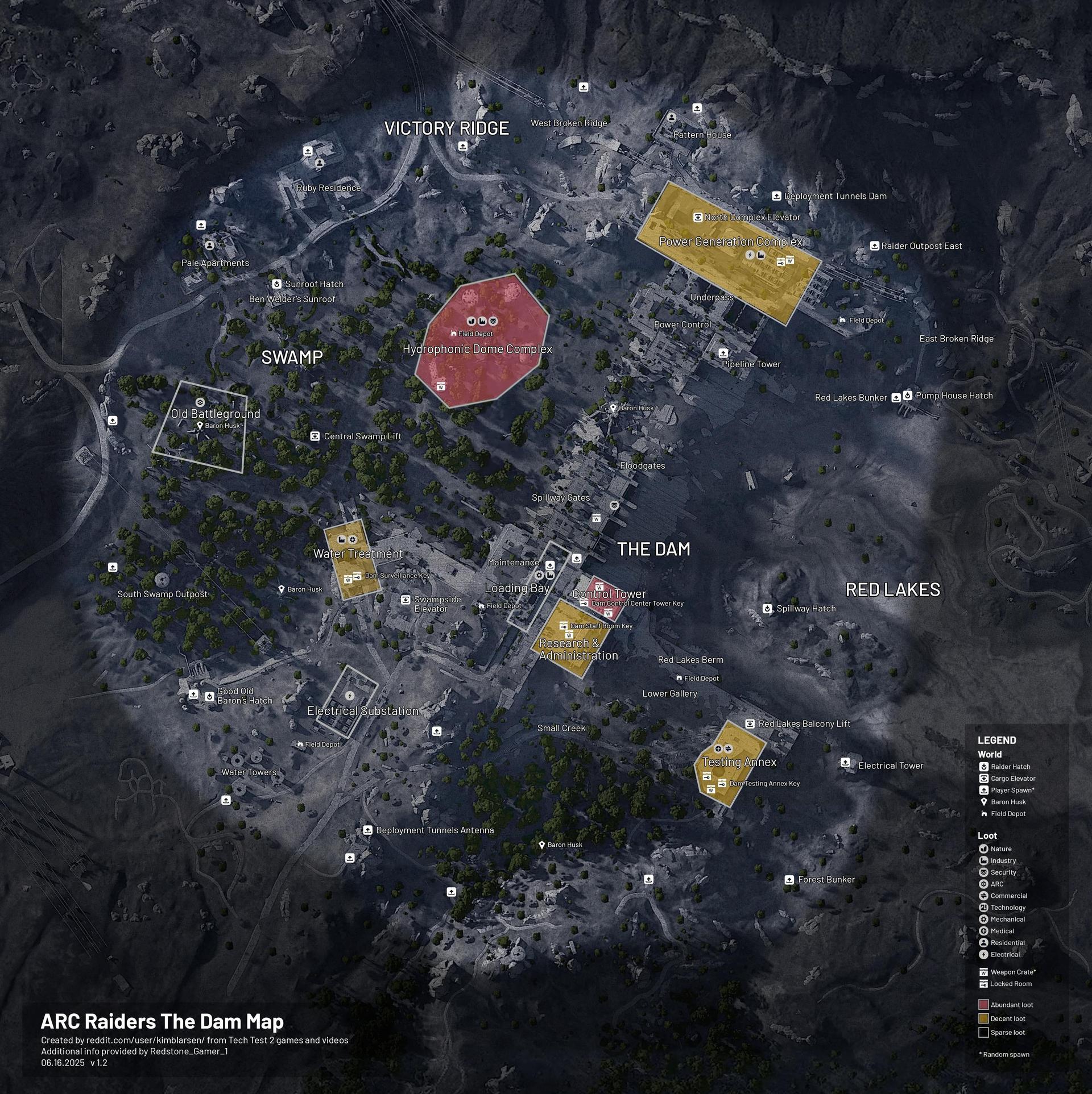 High resolution map for The Dam with ...