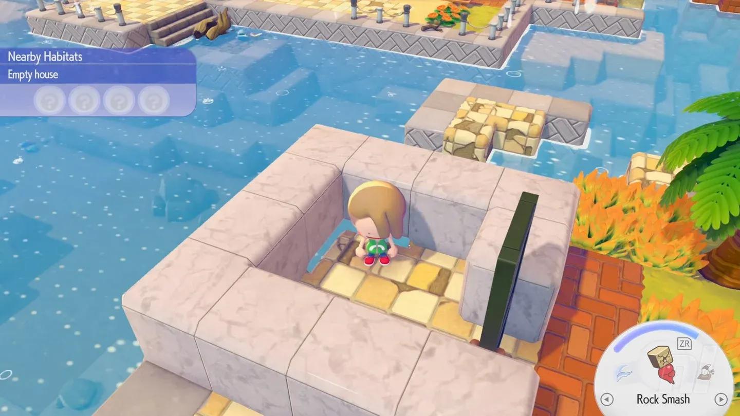 House furniture placement screen