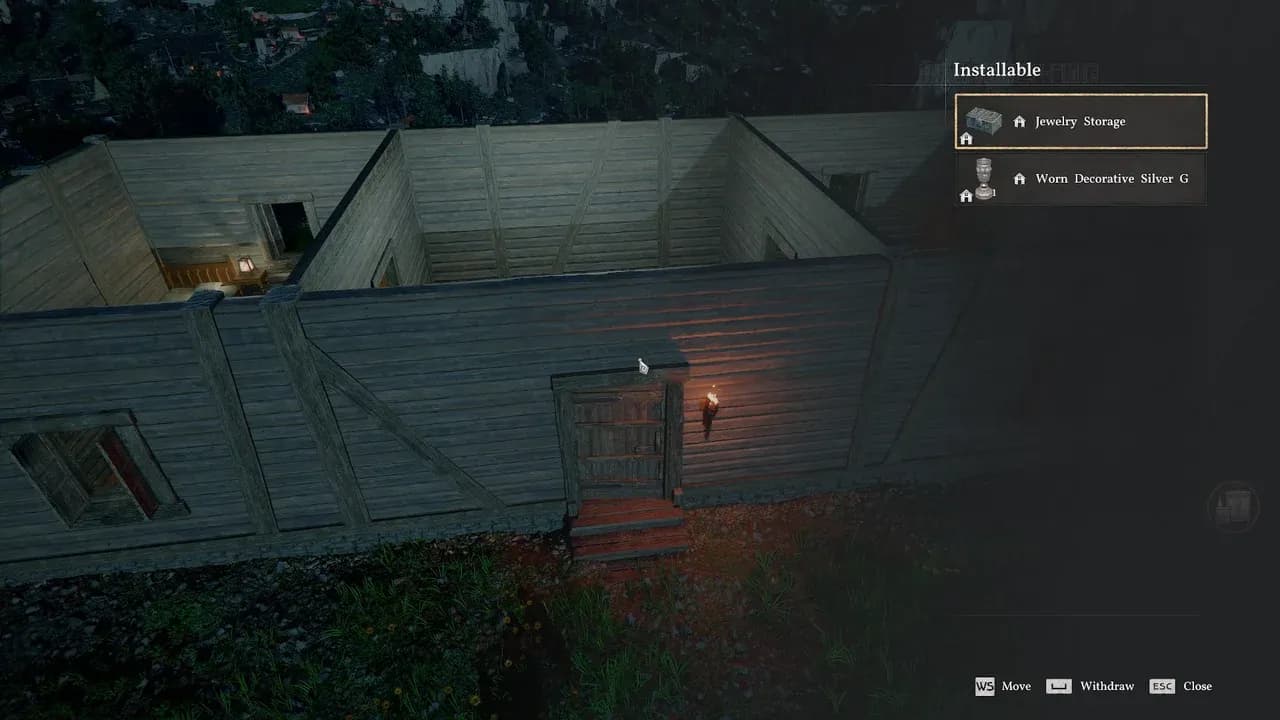 Vista superior de colocación de muebles