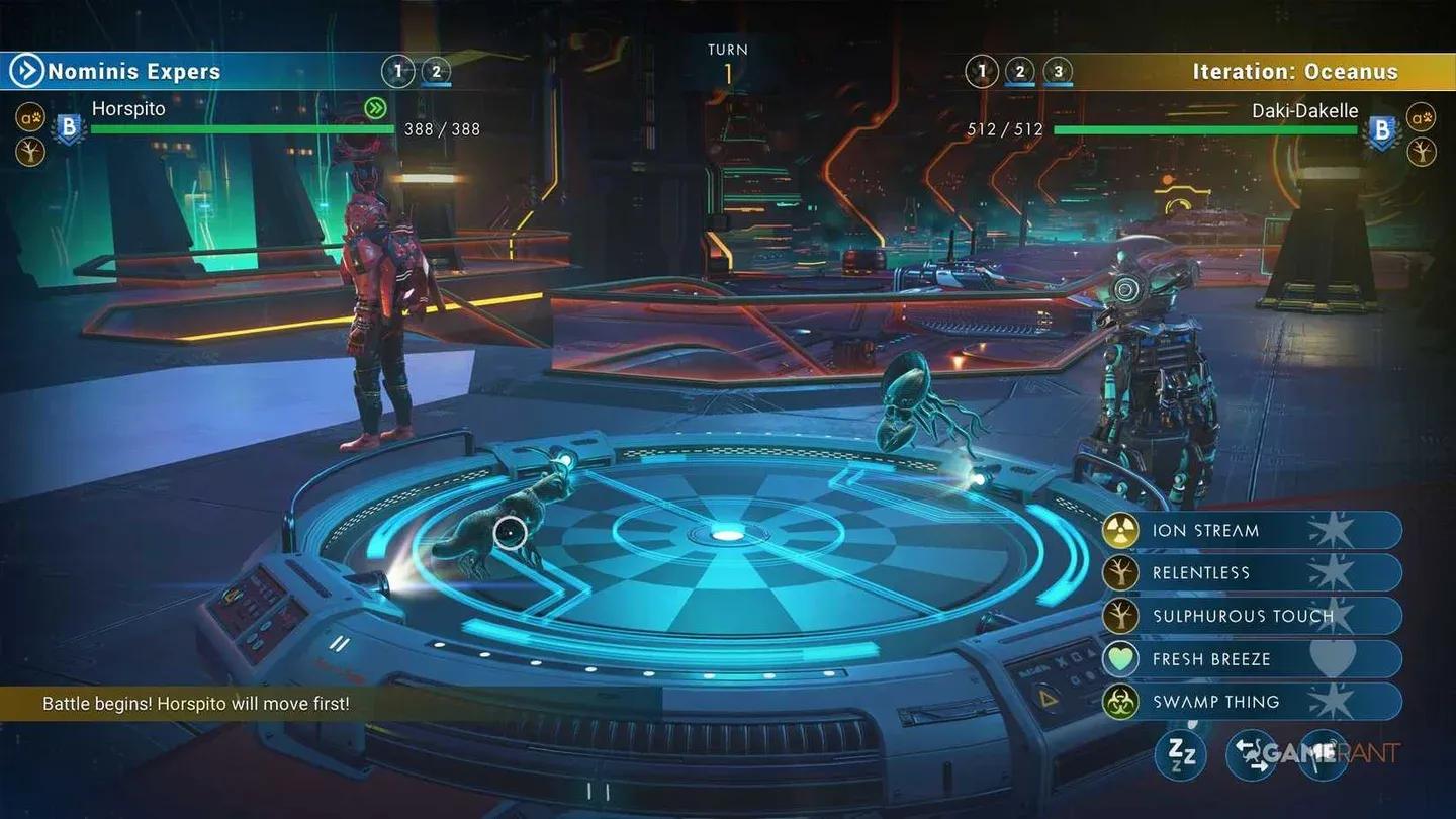 Xeno Arena holo-battle table