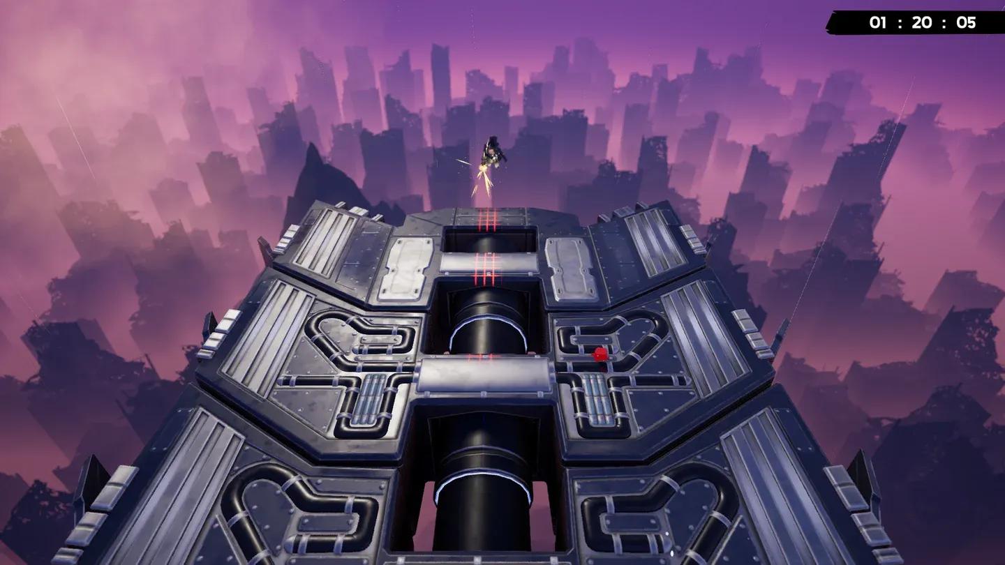 Wall-hop sequence, phase 3