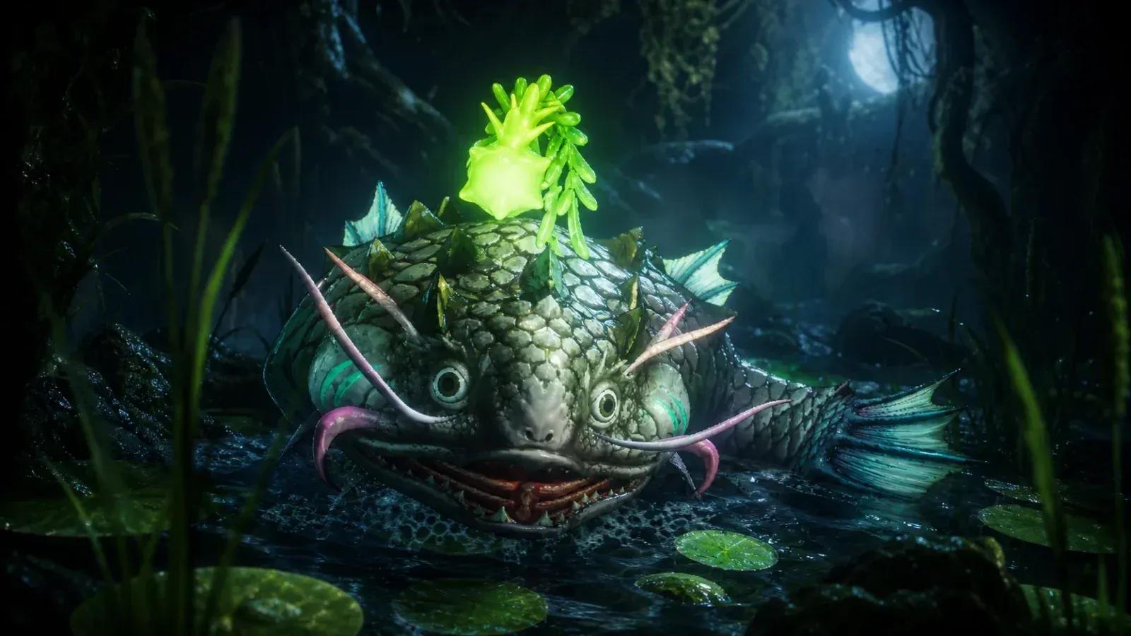 Lord of the Maw Boss Fight in The Adventures of Elliot