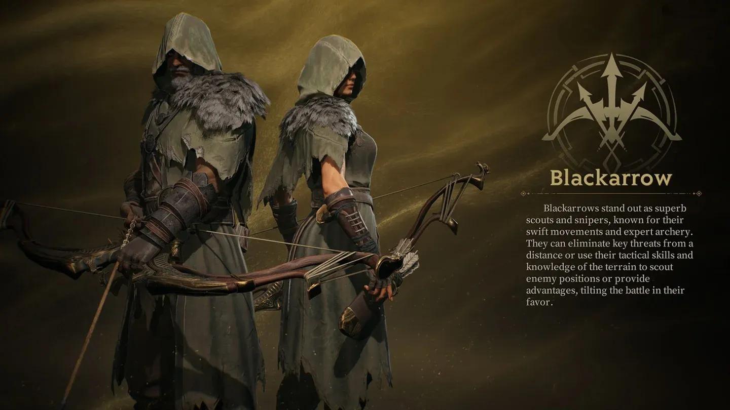 Weapon skills selection screen