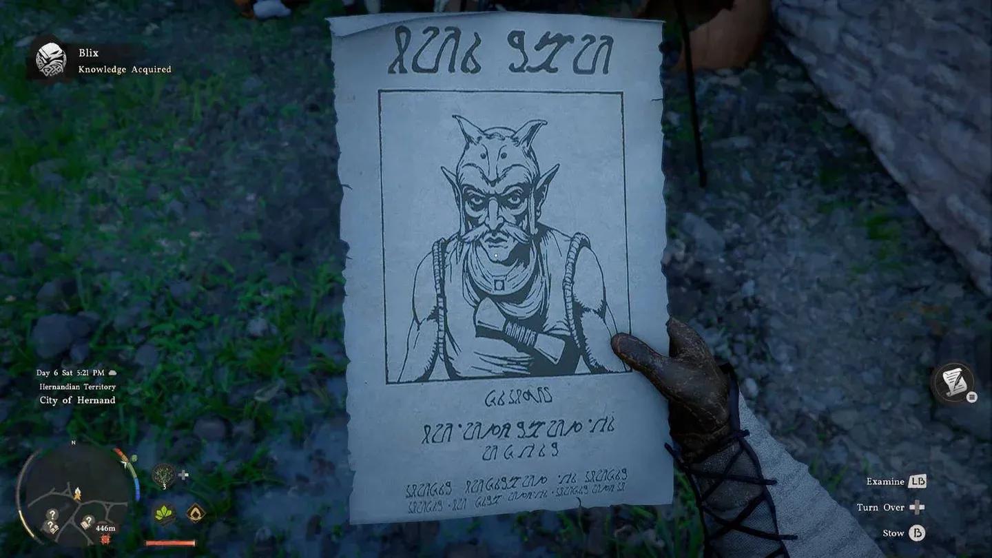Haldin poster at Hernand notice board
