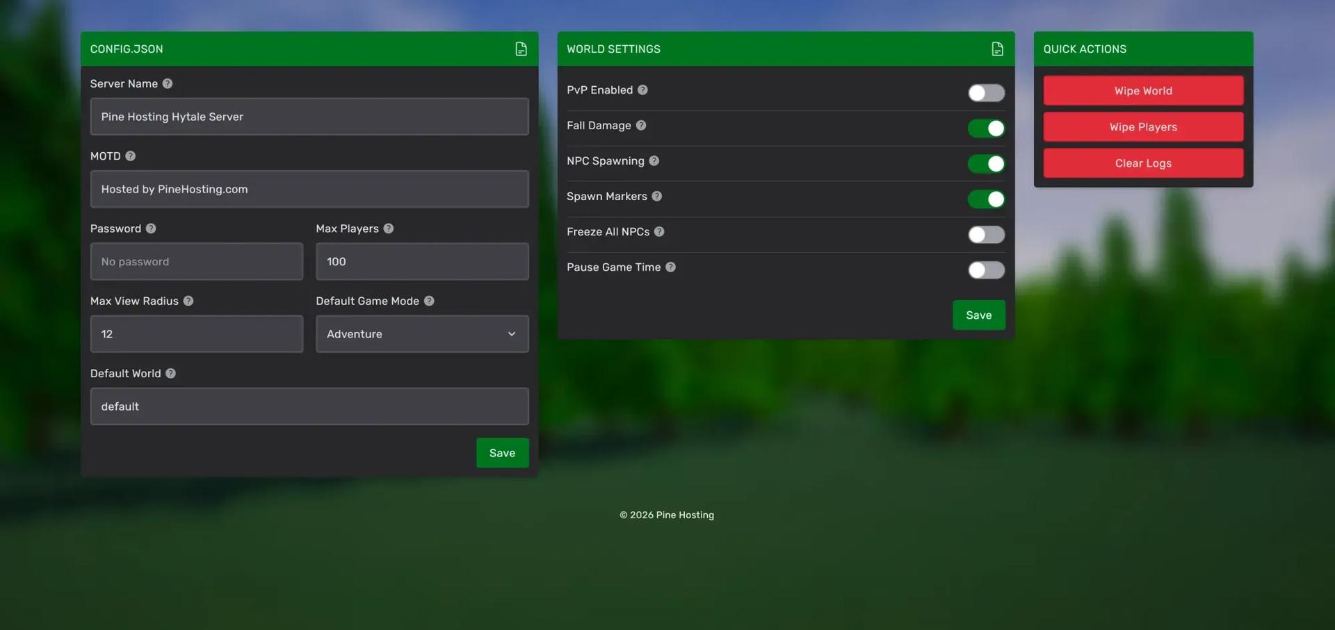 New server management tools