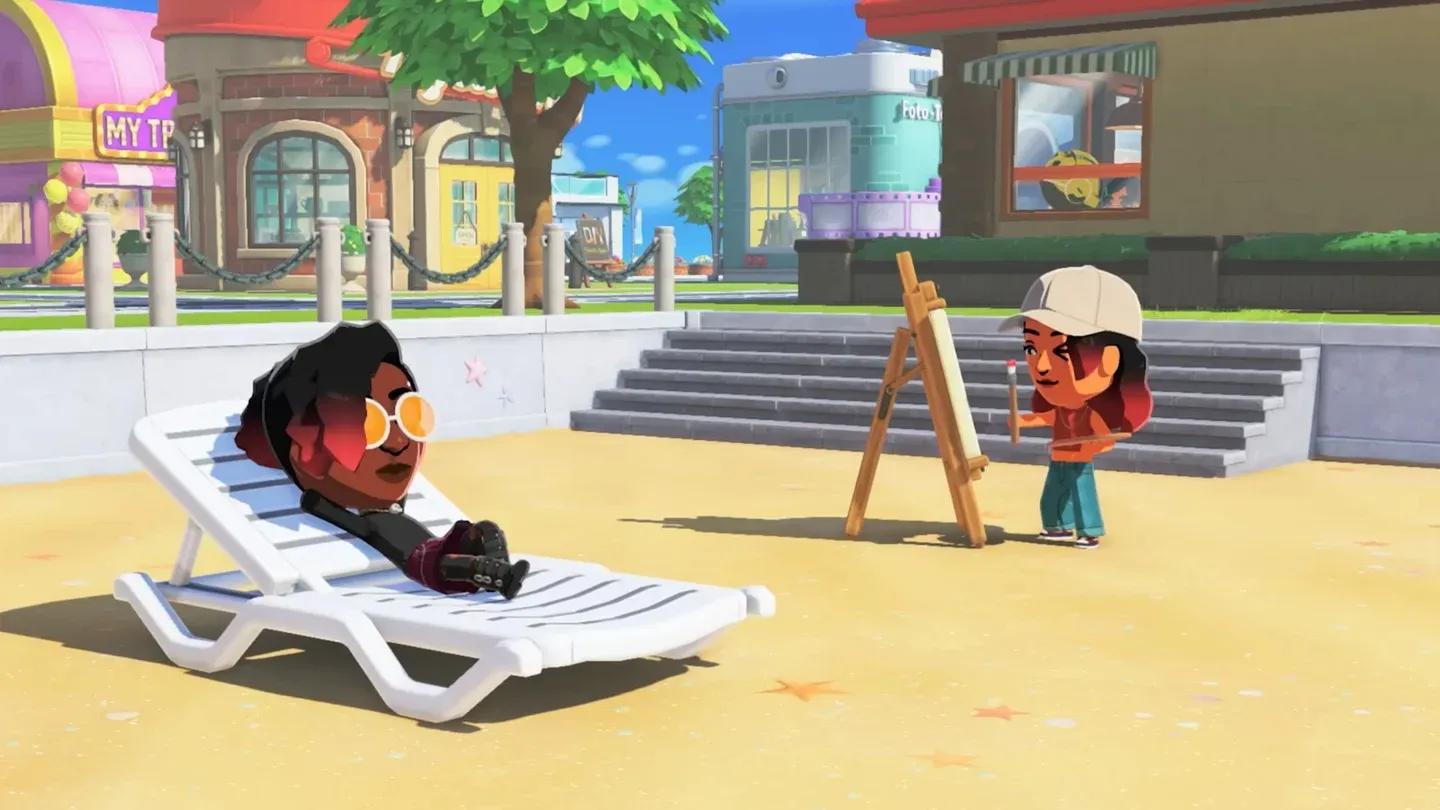 Jauge de bonheur d'un Mii lors d'une montée de niveau