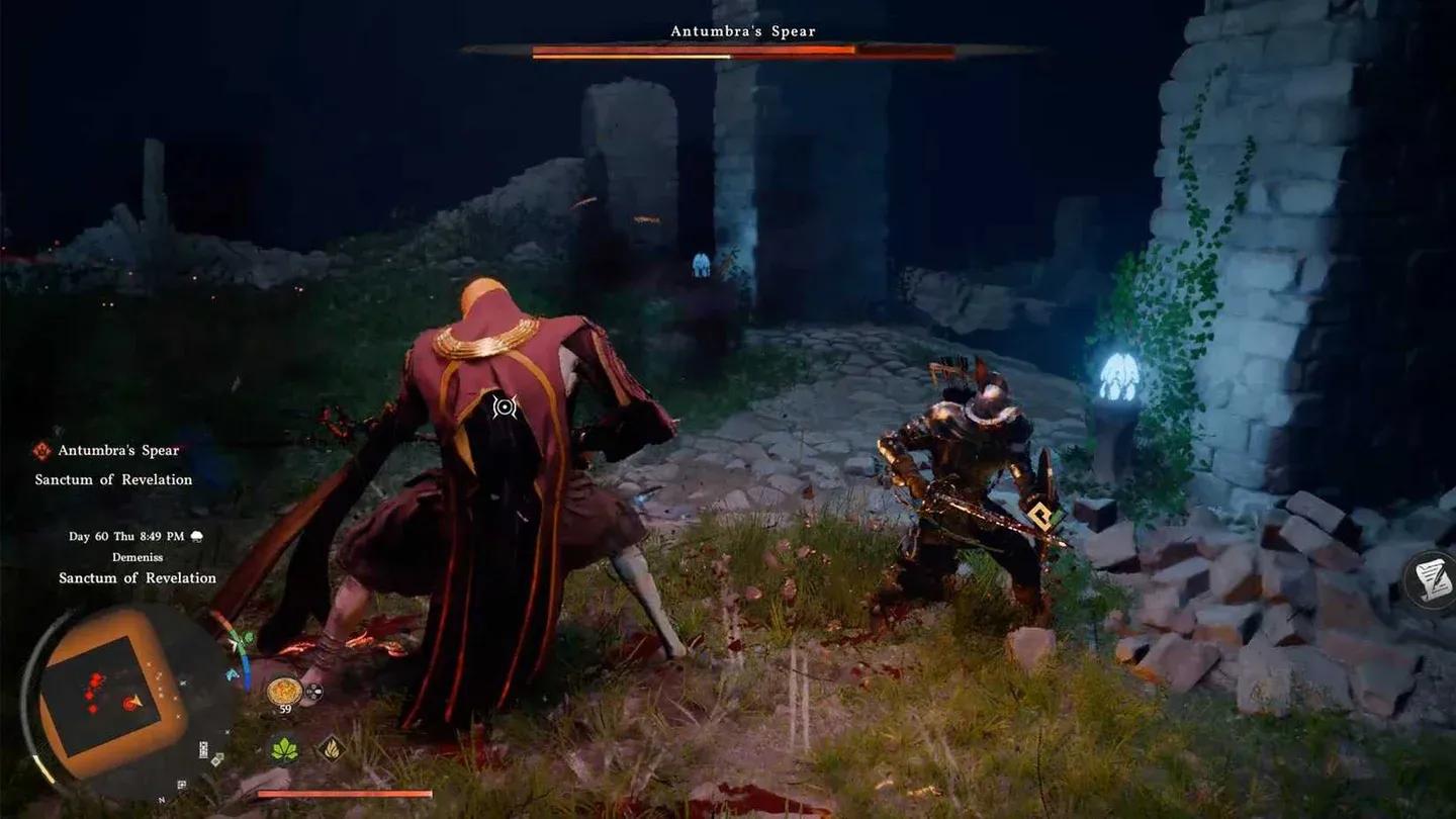 Pillar puzzle solution setup