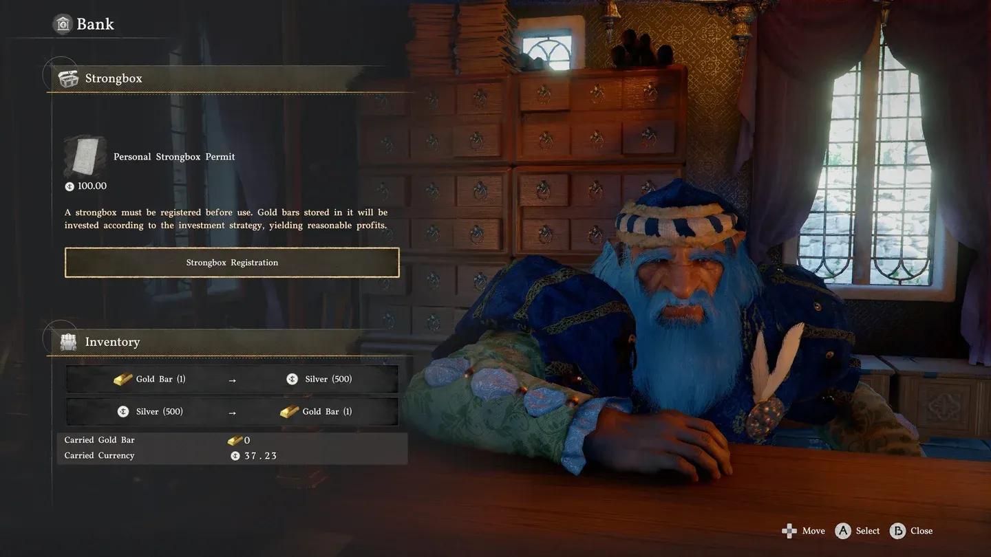 Hernand bank investment menu