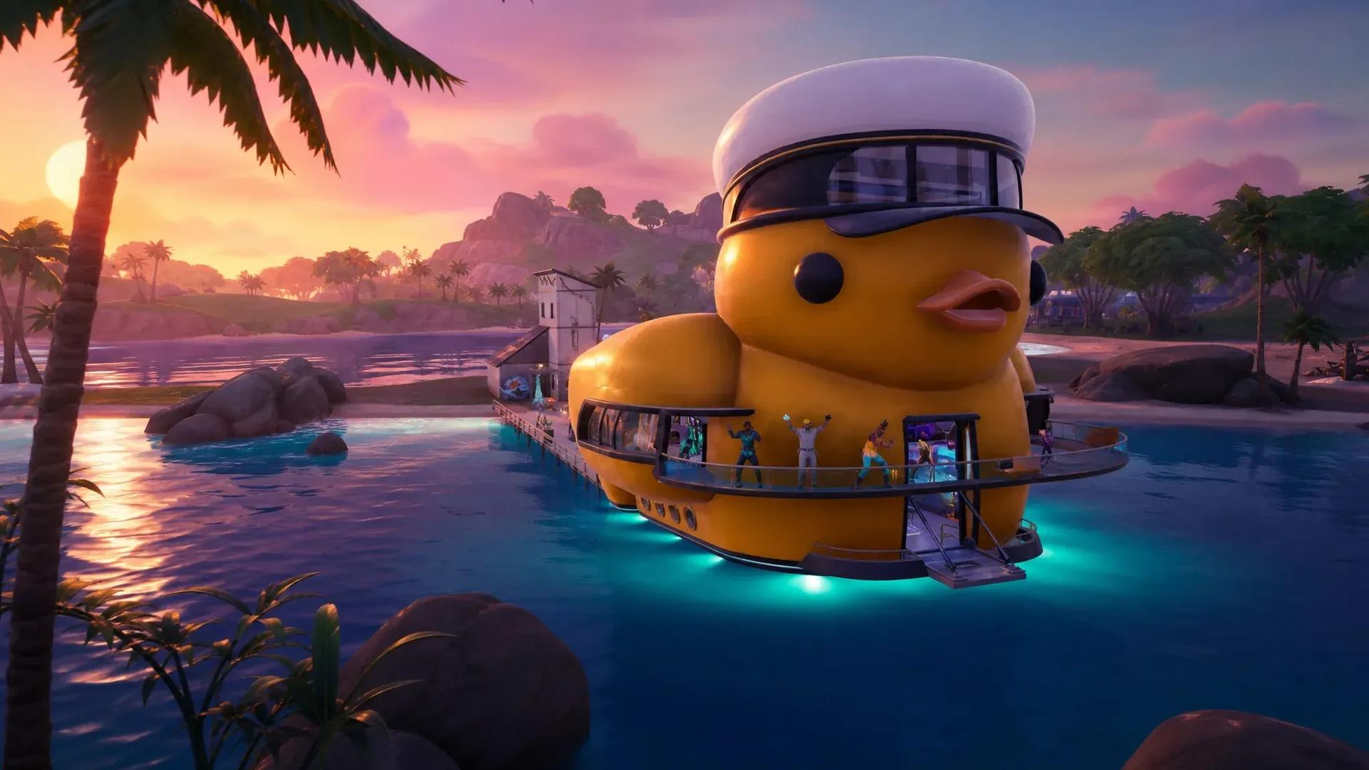 Fortnite: How to Emote on the Duck Yacht Dancefloor (Week 8 Quest)