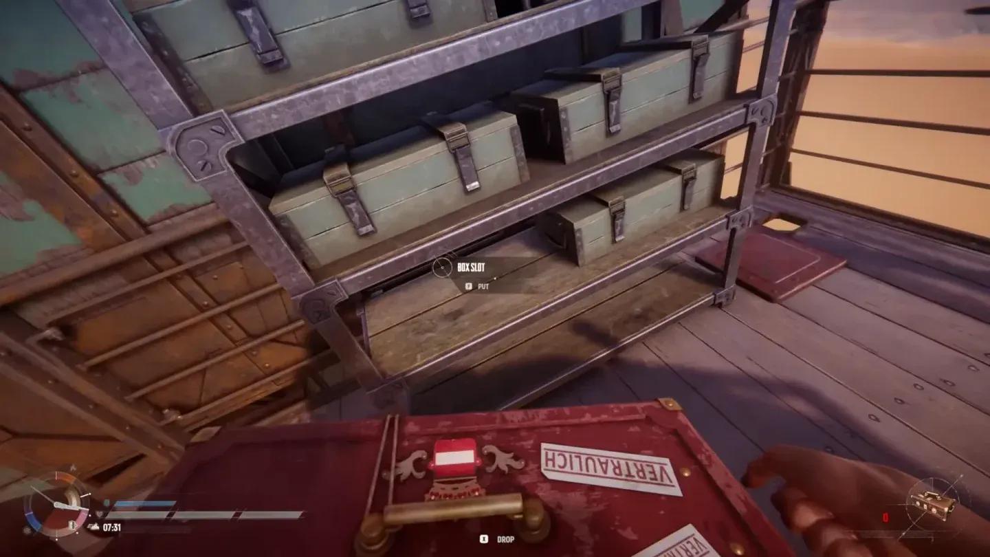 Red Box loot drop screen
