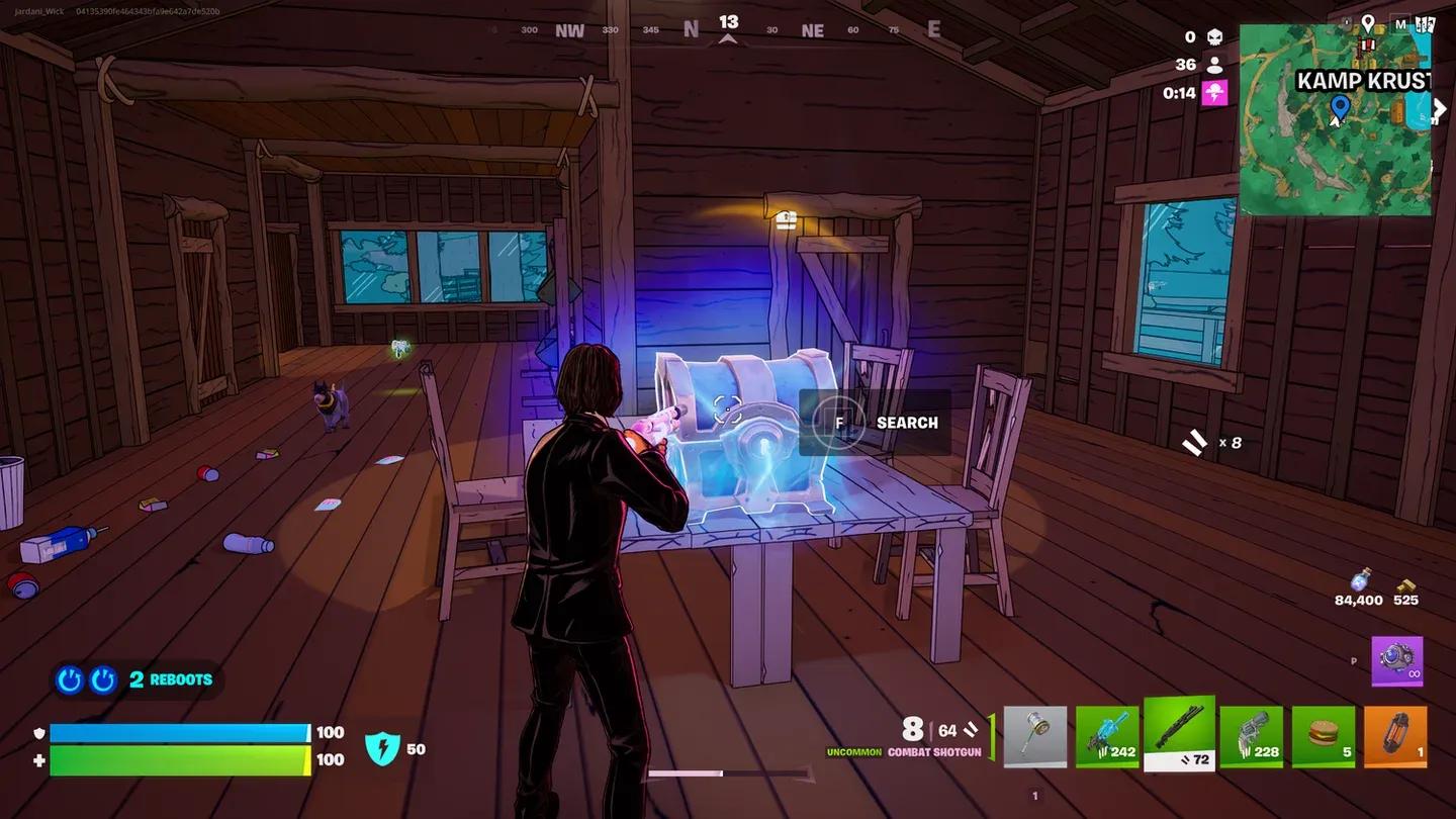 Peeky Peely locator at level 5