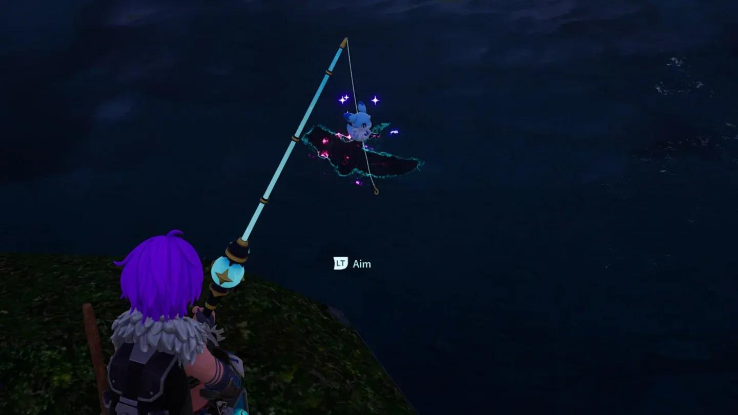 Fish shadows mark Pal locations
