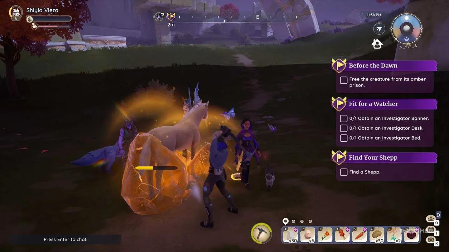 Stamina orbs restore horse speed