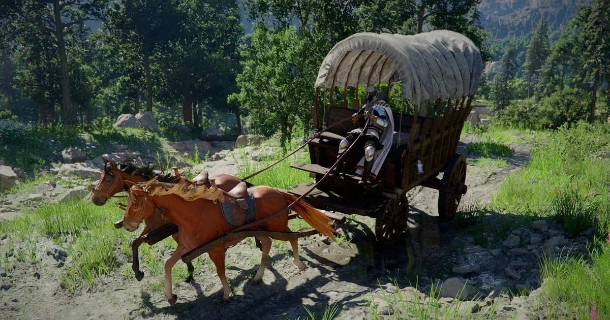 Crimson Desert Guide: How to Get a Wagon and Trade Goods