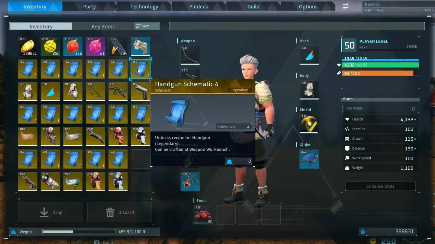 Plasma Rifle Schematic 4 stats