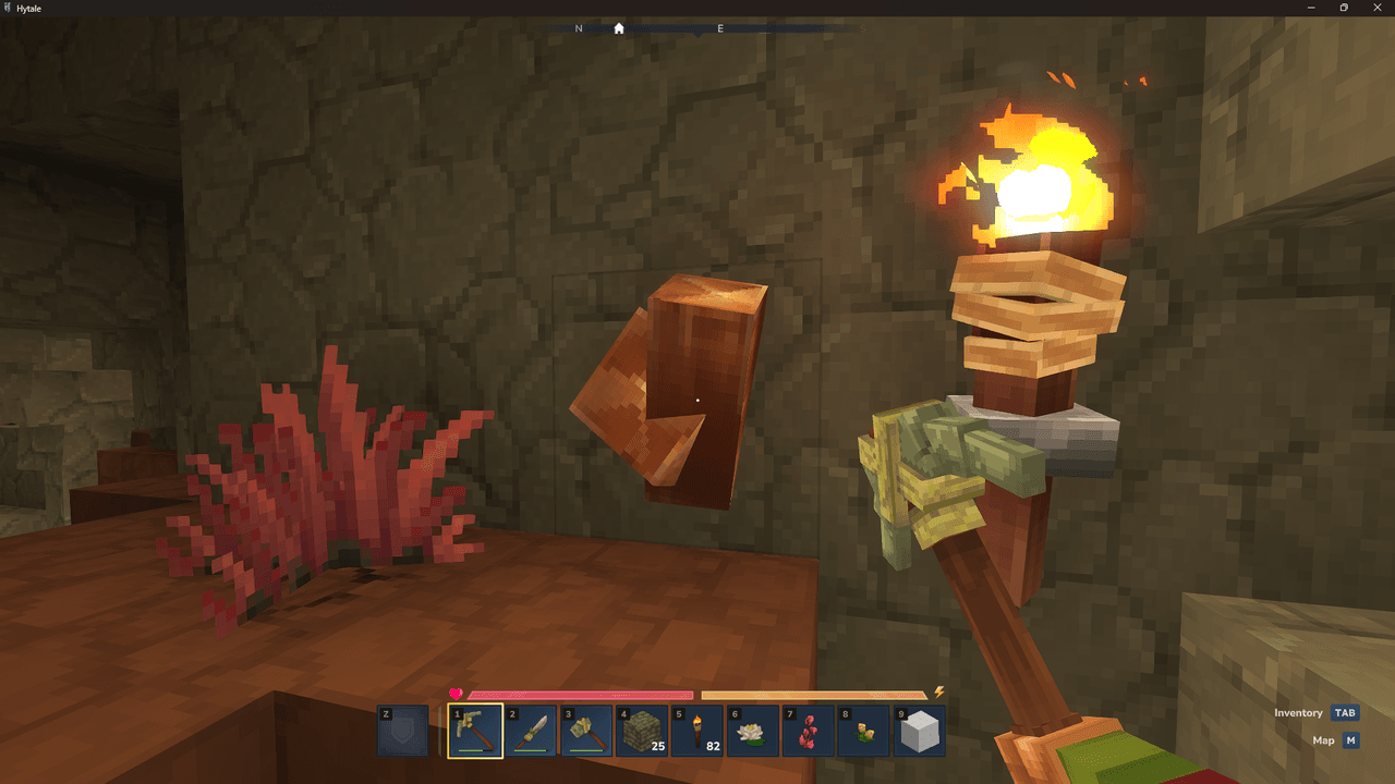 Медная руда, светящаяся в пещерах