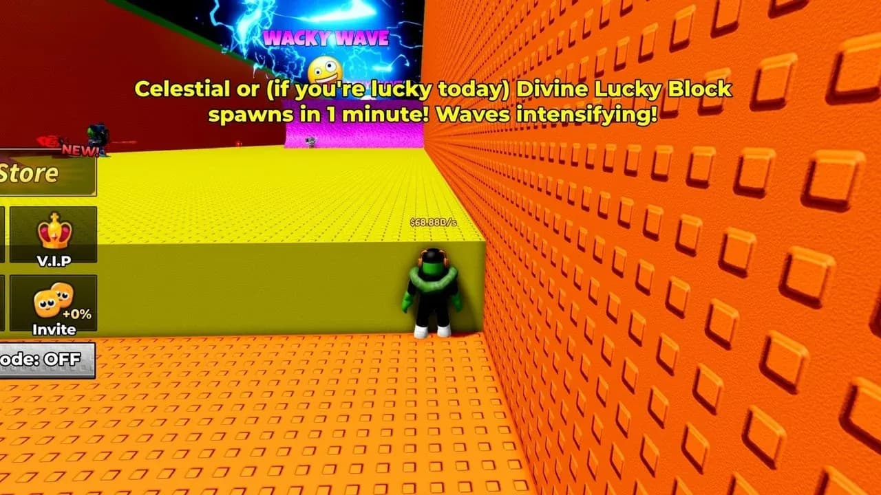 Lucky Block reward screen