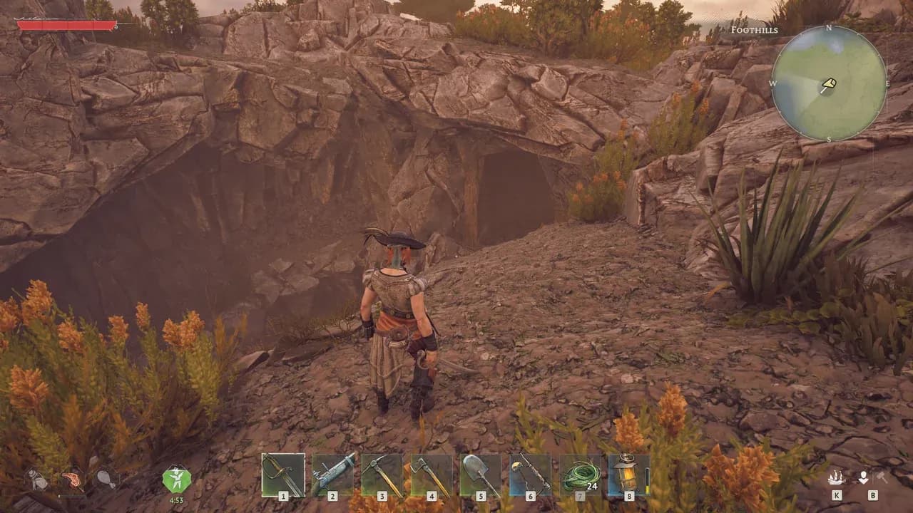 ترسبات الحديد في منطقة التلال