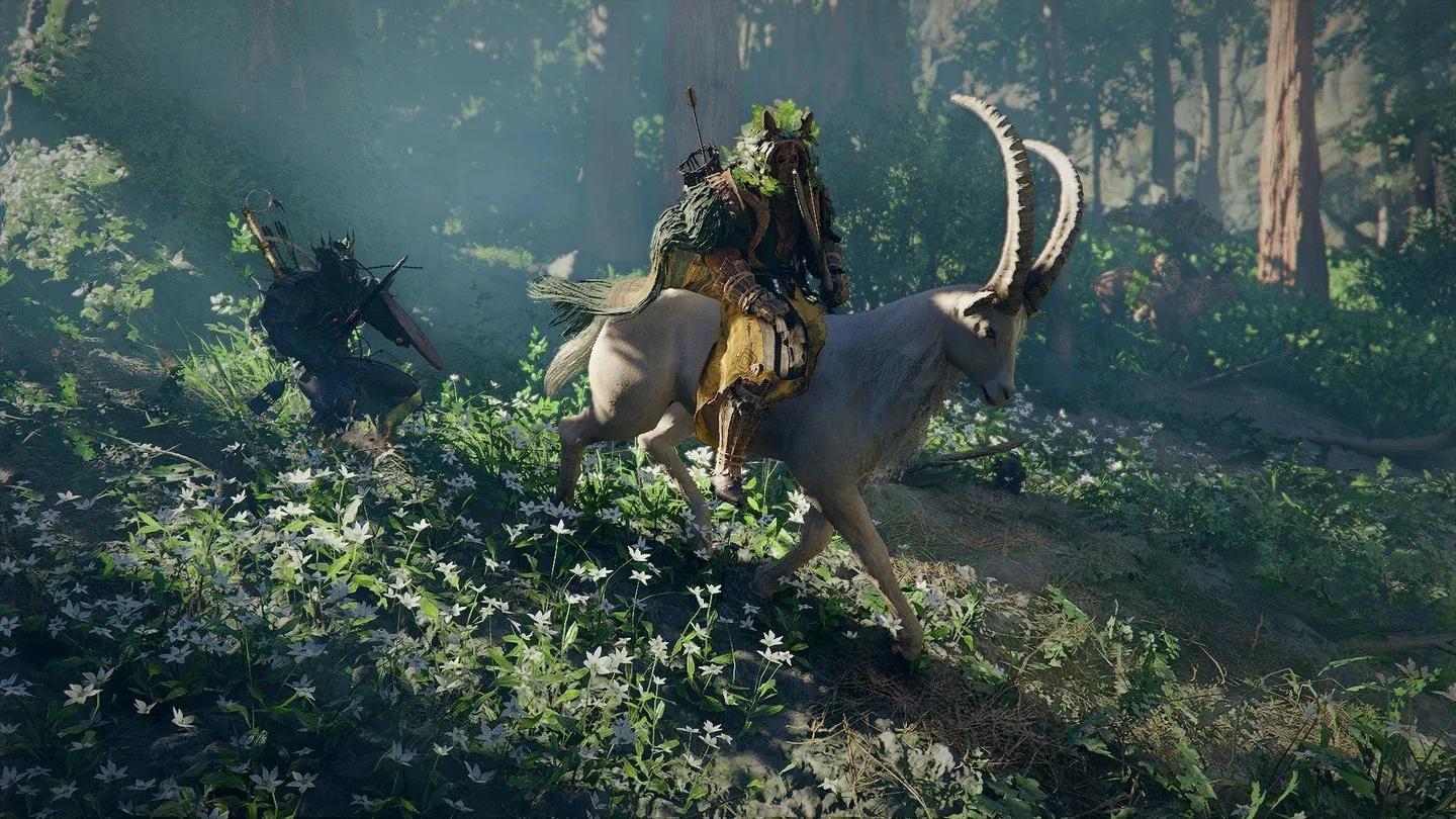 Ibex Horns unlock the mount
