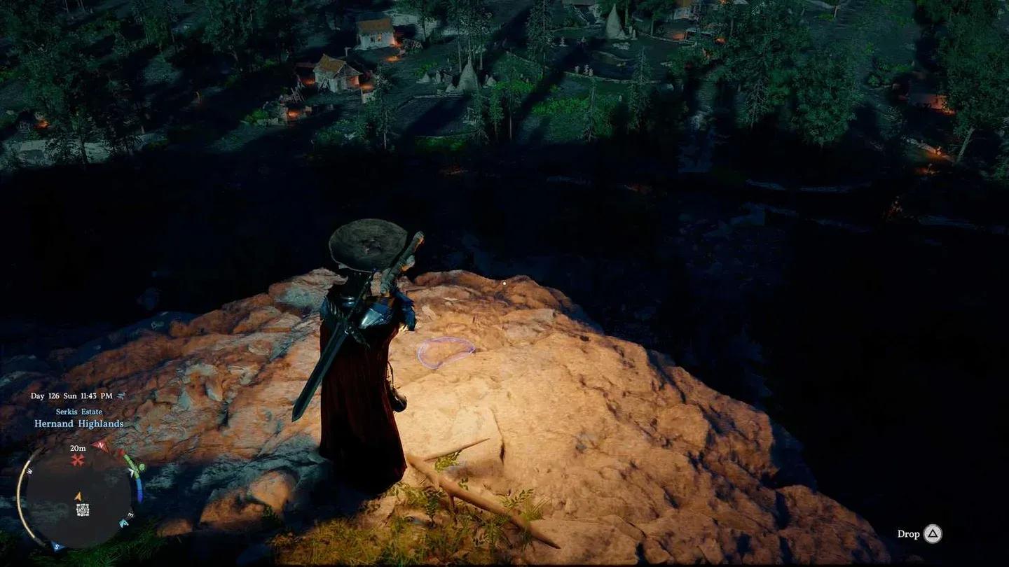 Owl cliff spawn at night