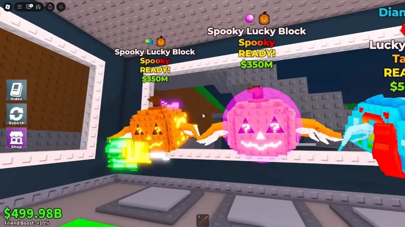 Admin Abuse Lucky Block drops