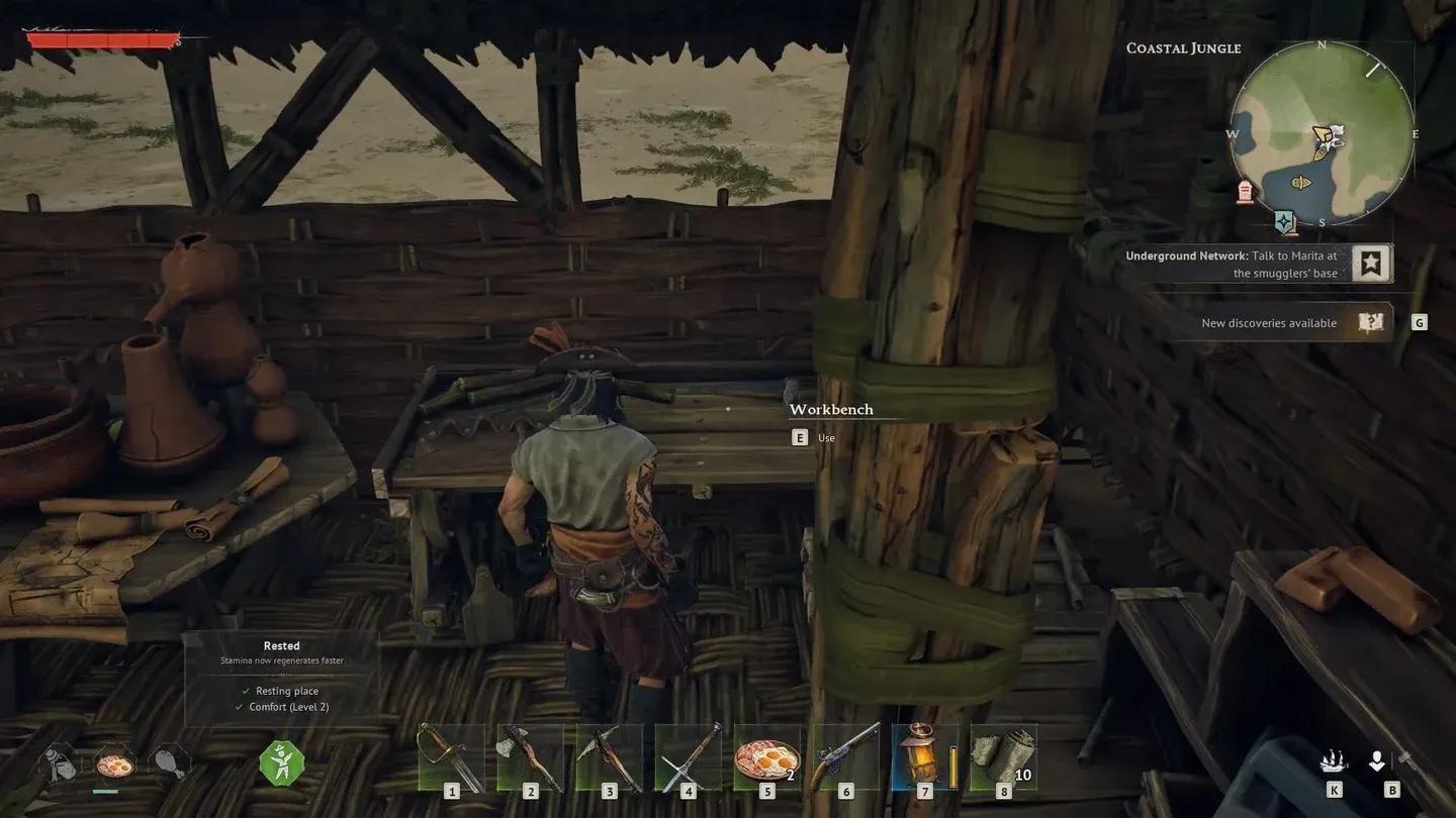 Equip the bag to gain slots